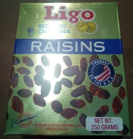 Mängden socker i Raisins