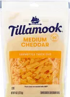 Mängden socker i Medium cheddar shredded cheese