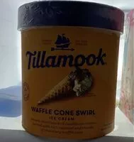 Mängden socker i Waffle cone swirl ice cream