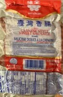 Mängden socker i Chinese sweet sausage