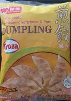 Mängden socker i Vegetable and Pork Dumplings