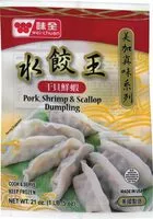 Mängden socker i Pork, Scallop & Shrimp Dumpling