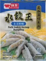 Mängden socker i Pork leek & shrimp dumpling