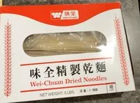 Mängden socker i Wei-Chuan Dried Noodles