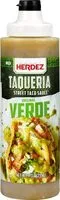 Mängden socker i Taqueria verde street taco sauce