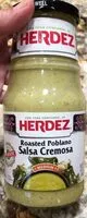 Mängden socker i Roasted poblano salsa cremo