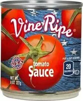 Mängden socker i Tomato sauce