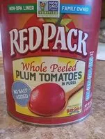 Mängden socker i Whole peeled plum tomatoes