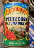 Mängden socker i Petite diced tomatoes