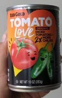 Mängden socker i Tomato Love Diced Tomatoes 2x Chilies