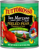 Mängden socker i Peeled pear tomatoes in juice with basil & sea salt