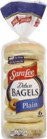 Mängden socker i Deluxe plain bagels -ct