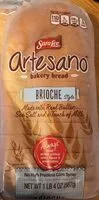 Mängden socker i Artesano brioche bakery bread