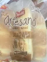 Mängden socker i Artesano bakery bread