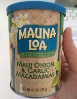 Mängden socker i Macadamias, Maui Onion and Garlic