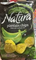 Mängden socker i Plantain chips