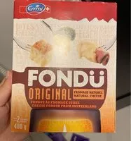 Mängden socker i Fondü oroginal