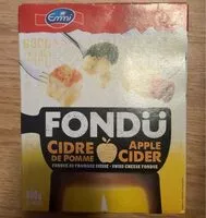Mängden socker i Fondü cidre de pomme