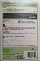 Mängden socker i thé vert nature bio en sachets