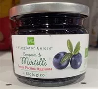 Mängden socker i Composta di mirtilli