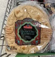 Mängden socker i Tandoori flatbread whole wheat