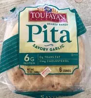 Mängden socker i Pita savory garlic