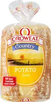 Mängden socker i Oroweat country potato bread