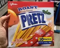 Mängden socker i Pretz roast baked snack sticks