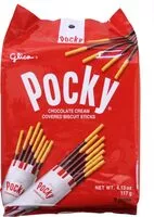 Mängden socker i Glico chocolate cream covered biscuit sticks