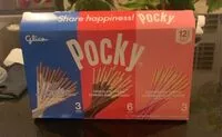 Mängden socker i Pocky sticks (chocolate, cookie & cream, strawberry cream)