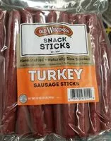 Mängden socker i Old Wisconsin Snack Sticks Turkey Sausage Sticks