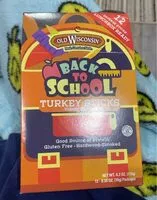 Mängden socker i Back to school turkey sticks