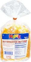 Mängden socker i Butterscotch buttons