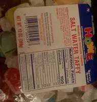 Mängden socker i Salt water taffy