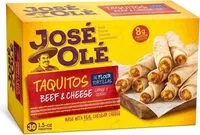 Mängden socker i Beef & cheese taquitos