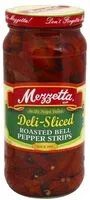 Mängden socker i Deli-sliced roasted bell peppers strips