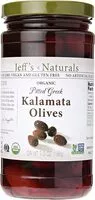 Mängden socker i Jeffs naturals pitted kalamata olives