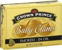 Mängden socker i Smoked Baby Clams