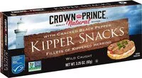 Mängden socker i Natural kipper snacks with cracked black pepper