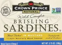 Mängden socker i Sardines in mustard sauce