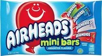 Mängden socker i Airheads candy variety individually wrapped assorted