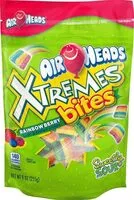 Mängden socker i Van melle airheads xtremes bites rainbow berry