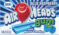 Mängden socker i Airheads Blue Raspberry Gum