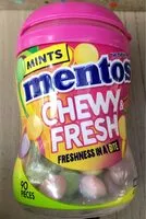 Mängden socker i Mentos Chew Fresh