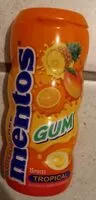 Mängden socker i Mentos gum tropical