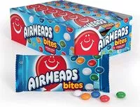 Mängden socker i Airhead bites fruit flavored candy ounce packs
