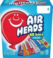 Mängden socker i Airheads candy bars variety stocking stuffers