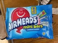 Mängden socker i AirHeads mini bars assorted flavors