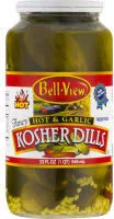 Mängden socker i Bell-view fancy kosher dills hot & garlic