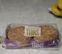 Mängden socker i Arnold sandwich thins multigrain